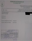 Factura de impuesto de delineación urbana